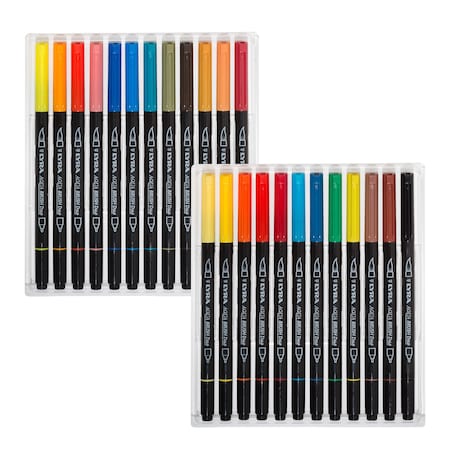 Lyra Aqua Brush Duo Art Markers, 24 Colors L6521240